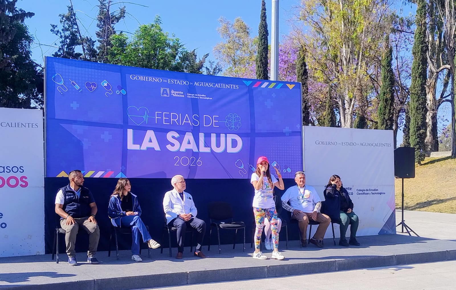 CECyTEA participa en Feria de la Salud en el Parque Rodolfo Landeros Gallegos